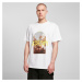 Tričko Urban Classics Pray Painting Oversize Tee White