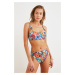 Bikiny spodný diel Trendyol Floral patterned