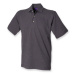 Henbury Pánske polo tričko H100 Charcoal