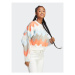Adidas Mikina adidas x Marimekko Future Icons 3-Stripes Sweatshirt IC6351 Biela Loose Fit
