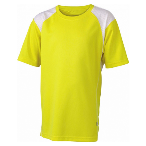 James & Nicholson Detské športové tričko s krátkym rukávom JN397k