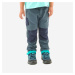 Detské odopínateľné turistické nohavice MH500 2-6 rokov sivo-modré