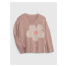 GAP Children's sweater with flower - Girls