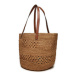 Manebi Kabelka Handcrafted Raffia Basket Bag Weaving V 2.2 CK Hnedá