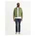 Zelená pánska džínsová bunda Celio Gudean