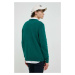 Vlnený sveter Levi's pánsky, zelená farba