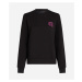 Mikina Karl Lagerfeld Ikonik 2.0 Jelly Sweatshirt Black