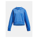 Modrá mikina Under Armour UA Rival Fleece Crop Hoodie