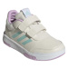 Dievčenská rekreačná obuv ADIDAS Tensaur Sport 2.0 CF K chalk white flash aqua bliss lilac