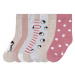lupilu® Dievčenské ponožky, 7 párov (tučniak/sivá/bledoružová)