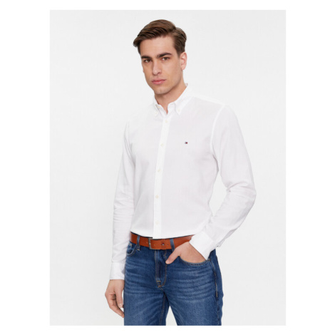 Tommy Hilfiger Košeľa MW0MW33782 Biela Slim Fit