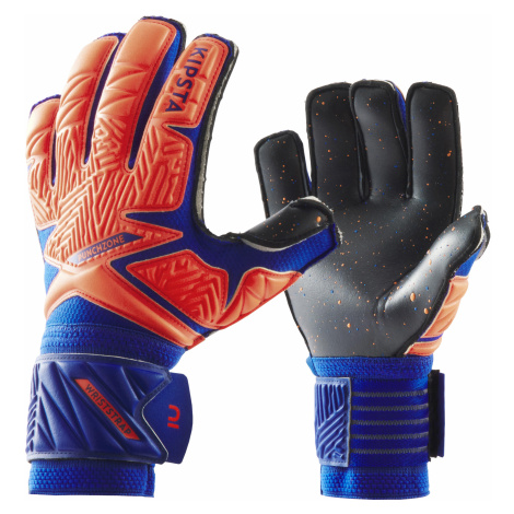 Detské rukavice F500 Viralto oranžovo-modré KIPSTA