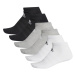 ADIDAS SPORTSWEAR Športové ponožky 'Cushioned '  sivá / čierna / biela