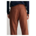 NOHAVICE GANT RELAXED LINEN DS PANTS hnedá