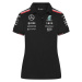 Mercedes AMG Petronas dámske polo tričko Driver black F1 Team 2024