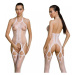 Passion ECO BS013 white - Bodystocking Farba: Biela