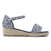 Tommy Hilfiger Espadrilky Rope Wedge Sandal T3A7-32776-0048 M Tmavomodrá