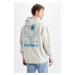 DEFACTO SmileyWorld Oversize Fit Crew Neck Soft Feather Sweatshirt