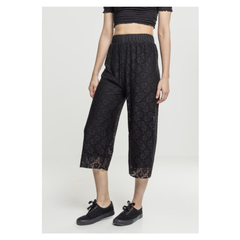 Women's lace Culotte black Urban Classics