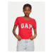 Gap Tričko 417797-01 Červená Regular Fit