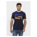 Tričko Camel Active T-Shirt 1/2 Arm Night Blue