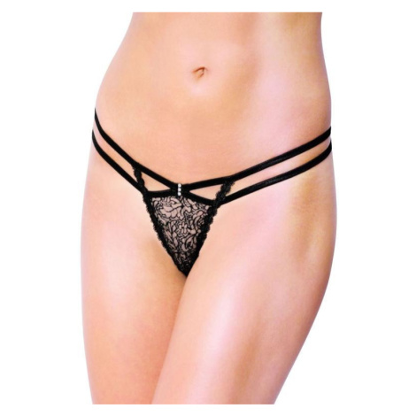 Dámske erotické tangá SoftLine collection 2450 black