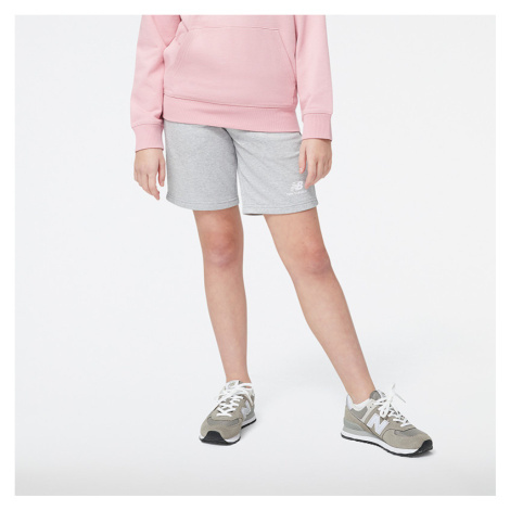 Detské šortky New Balance YS31540AG – sivé