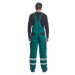 Cerva Max Winter Rflx Pánske zimné pracovné nohavice s trakmi 03020310 zelená/čierna