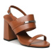 Calvin Klein Sandále Block Hl Sandal HW0HW01612 Hnedá