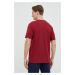 Pyžamové tričko Calvin Klein Underwear červená farba, s potlačou