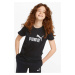 Detské tričko Puma ESS+ Logo Knotted Tee G čierna farba