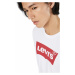 LEVI'S ® Tričko 'LS Graphic Tee T2'  červená / biela