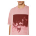 Tričko Diesel T-Wash-E6 T-Shirt Ružová