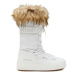 Dámske vysoké zimné topánky MOON BOOT MB LTRACK MONACO WP-A001 WHITE