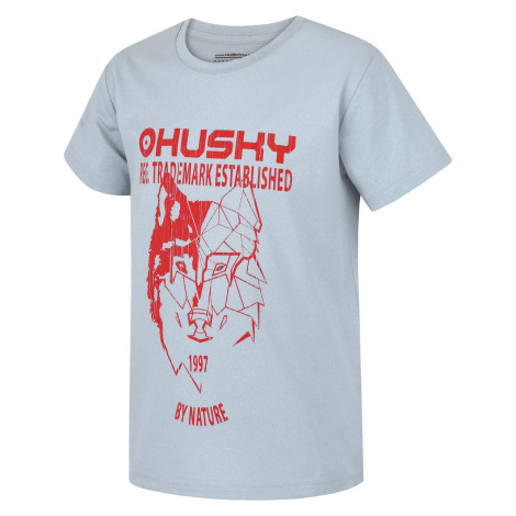 Children's functional T-shirt HUSKY Tash K lt. Grey