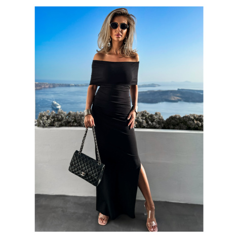 Čierna dlhá basic sukňa TALANISE