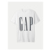 Gap Tričko 866774-01 Biela Regular Fit