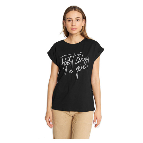 Dedicated T-shirt Visby Fight Dámske - Tričká Dedicated - Čierna - 17007-XS - Size: