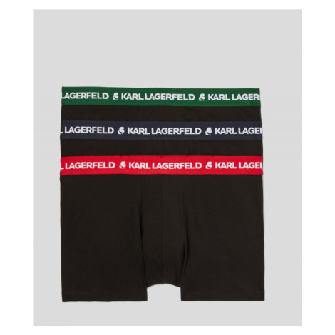 Spodná Bielizeň Karl Lagerfeld Logo Trunk Multiband 3-Pack Rôznofarebná