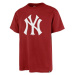 47 MLB NEW YORK YANKEES IMPRINT ECHO TEE Pánske tričko, červená, veľkosť