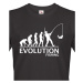 ⇒ Vtipné tričko pre rybárov s potlačou Rybárska evolúcie