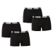 4PACK pánske boxerky Puma čierne (701227791 004)