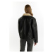 DreiMaster Vintage Prechodná bunda  béžová / čierna