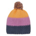 Dievčenská zimná čiapka COLOR KIDS Hat - Colorblock-5214-Lilac chiffon