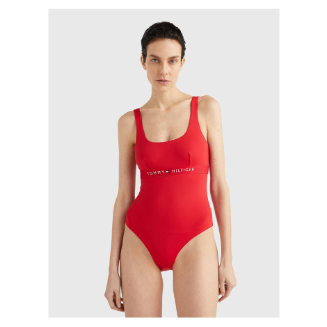 Tommy Hilfiger Underwear Red Women's One-Piece Swimsuit - Women's