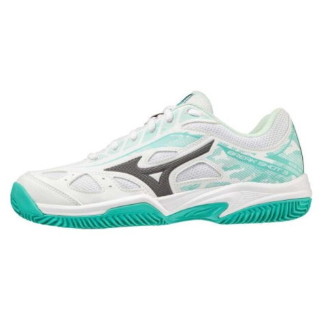 Mizuno BREAKSHOT 3 CC Dámska tenisová obuv, biela, veľkosť 36.5