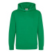 Just Hoods Detská mikina s kapucňou JH001J Kelly Green