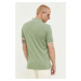 Polo tričko HUGO pánsky,zelená farba,jednofarebný,50467344