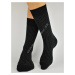 NOVITI Bavlnené ponožky N-SB006-M05 M05-čierna