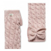 Ugg Vysoké dámske ponožky W Laila Bow Fleece Lined Sock OS 1113637 Ružová